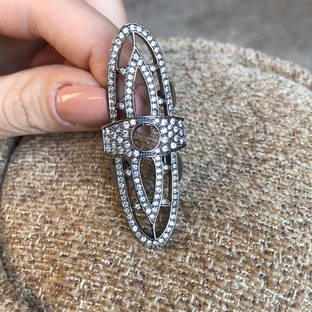 Cc Skye Statement Shield Knuckle Ring - image 3